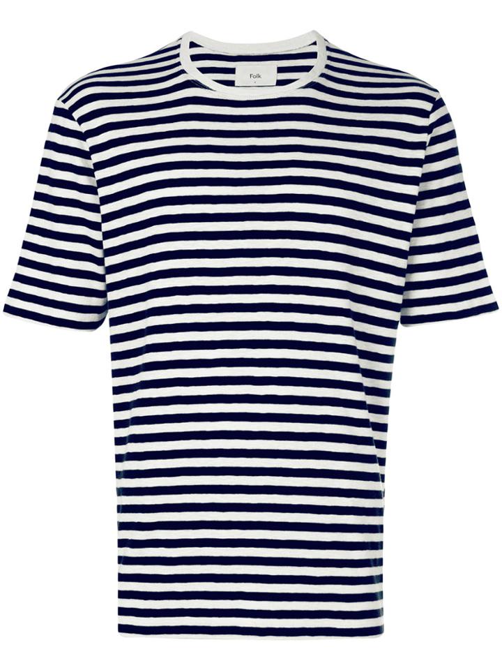 Folk Classic Stripe T-shirt - Blue