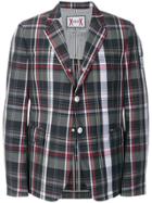 Moncler Gamme Bleu Checked Blazer - Grey