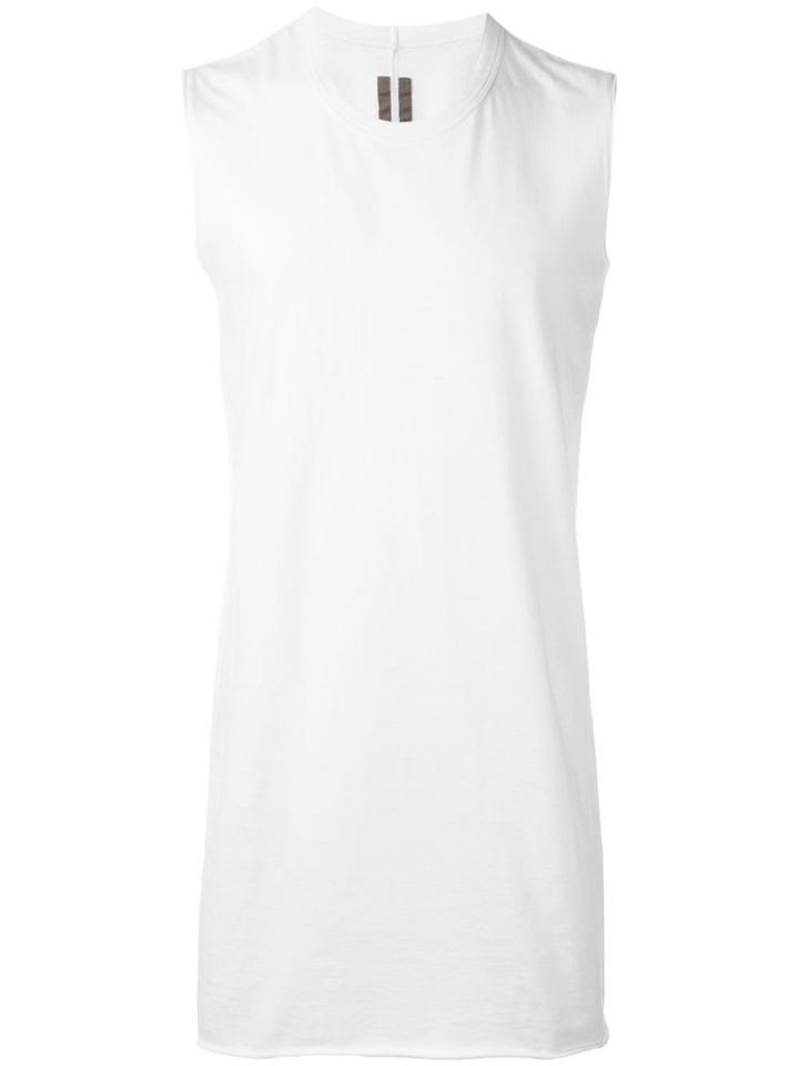 Rick Owens Basic Sleeveless Top - White