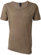10sei0otto Round Neck T-shirt, Men's, Size: Medium, Nude/neutrals, Cotton