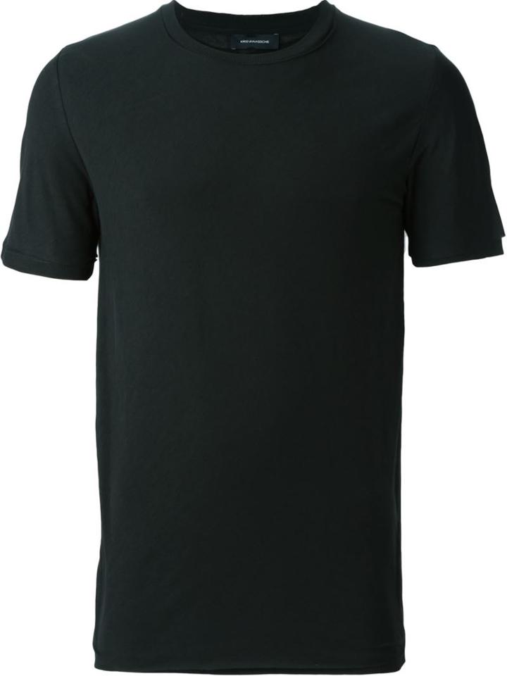 Kris Van Assche Layered T-shirt, Men's, Size: Medium, Black, Cotton