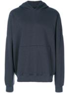 Thom Krom Front Pocket Hoodie - Blue