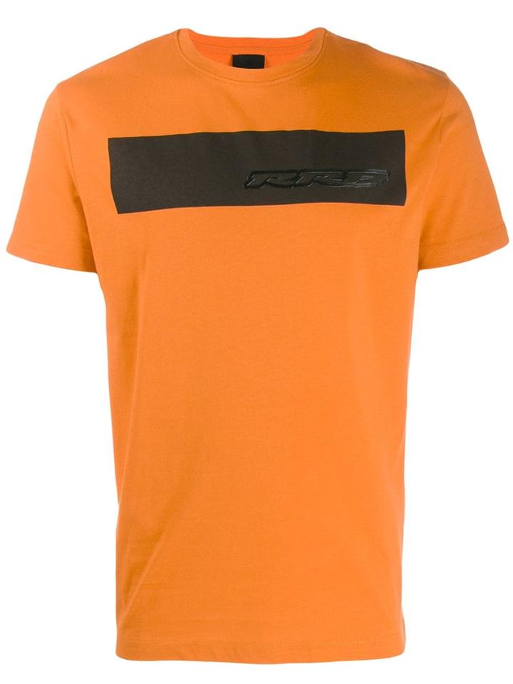 Rrd Logo Bar Print T-shirt - Orange
