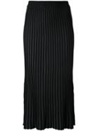 Le Ciel Bleu Knitted Skirt, Women's, Size: 36, Black, Polyester/rayon