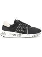 Premiata Logo Trainers - Black