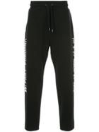 Ports V Slogan Track Trousers - Black