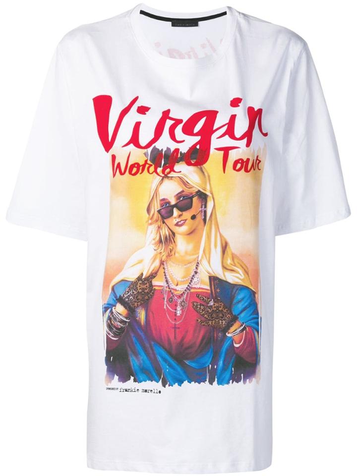 Frankie Morello Virgin World Tour T-shirt - White
