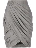 Versace Vintage Prince Of Wales Skirt - Grey