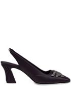 Fendi Ffreedom Crystal Logo Pumps - Blue