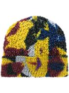 Issey Miyake Men Folded Knitted Beanie, Polyester