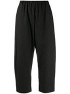Apuntob Balloon Leg Cropped Trousers - Grey