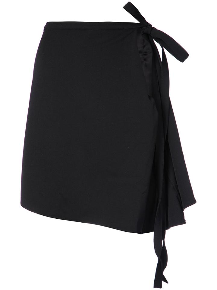 Y / Project Open Side Skirt - Black