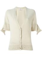 Barrie 'first Alchemy' Short Sleeve Detail Cardigan