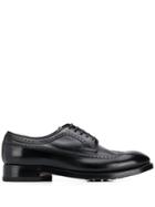 Silvano Sassetti Perforated Oxford Shoes - Black