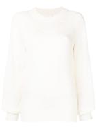 See By Chloé Lace Detail Sweater - White