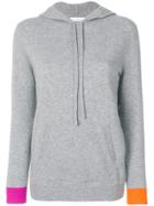 Chinti & Parker Flash Striped Hooded Sweatshirt - Grey