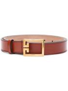 Givenchy Double G Buckle Belt - Brown