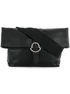 Moncler Foldover Clutch - Black