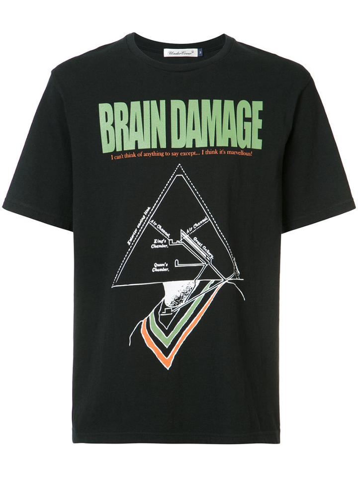 Undercover - 'brain Damage' Print T-shirt - Men - Cotton - 3, Black, Cotton