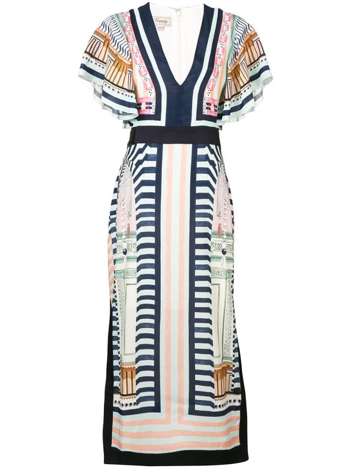 Temperley London Obelisk Dress - Blue