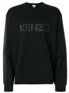Kenzo Long Sleeved Logo Jumper - Black