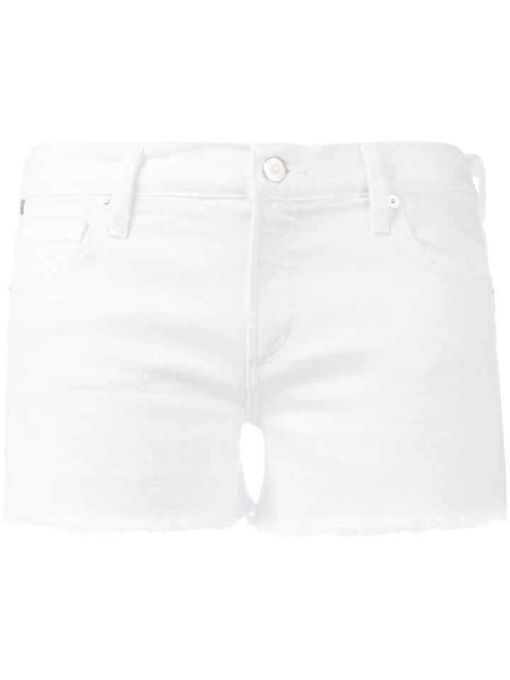 Citizens Of Humanity Ava Shorts, Women's, Size: 26, White, Cotton/spandex/elastane