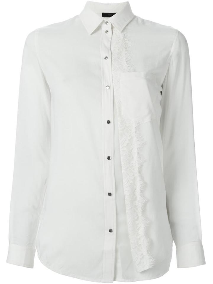 Diesel C-zira Shirt, Women's, Size: Xs, Nude/neutrals, Viscose/polyester