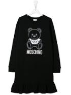 Moschino Kids Teddy Jumper Dress - Black