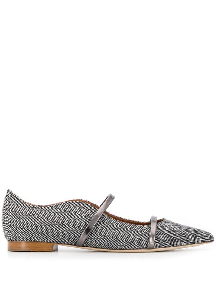 Malone Souliers Maureen Ballerinas - Grey