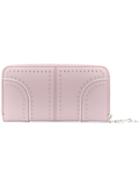 Tod's Studded Continental Wallet - Pink