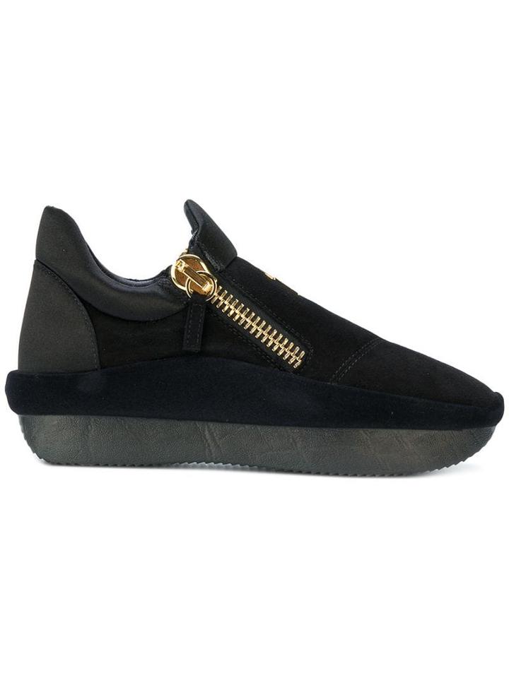 Giuseppe Zanotti Runner Extended Sole Sneakers - Black