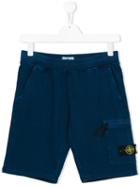 Stone Island Kids Casual Shorts, Boy's, Size: 14 Yrs, Blue