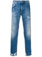 Dondup Stonewashed Tapered Jeans - Blue