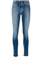 Ck Jeans Distressed Skinny Jeans - Blue