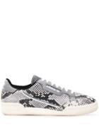 Adidas Snakeskin Effect Sneakers - Black