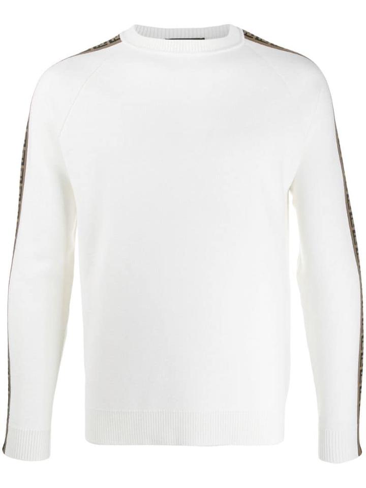 Fendi Ff Tape Jumper - White