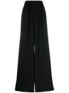 Ea7 Emporio Armani Wide Leg Trousers - Black