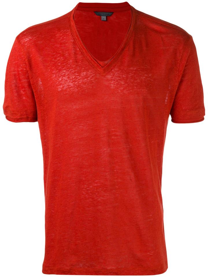 John Varvatos 'rebel Rebel' Long Sleeve T-shirt, Men's, Size: Medium, Black, Cotton/modal