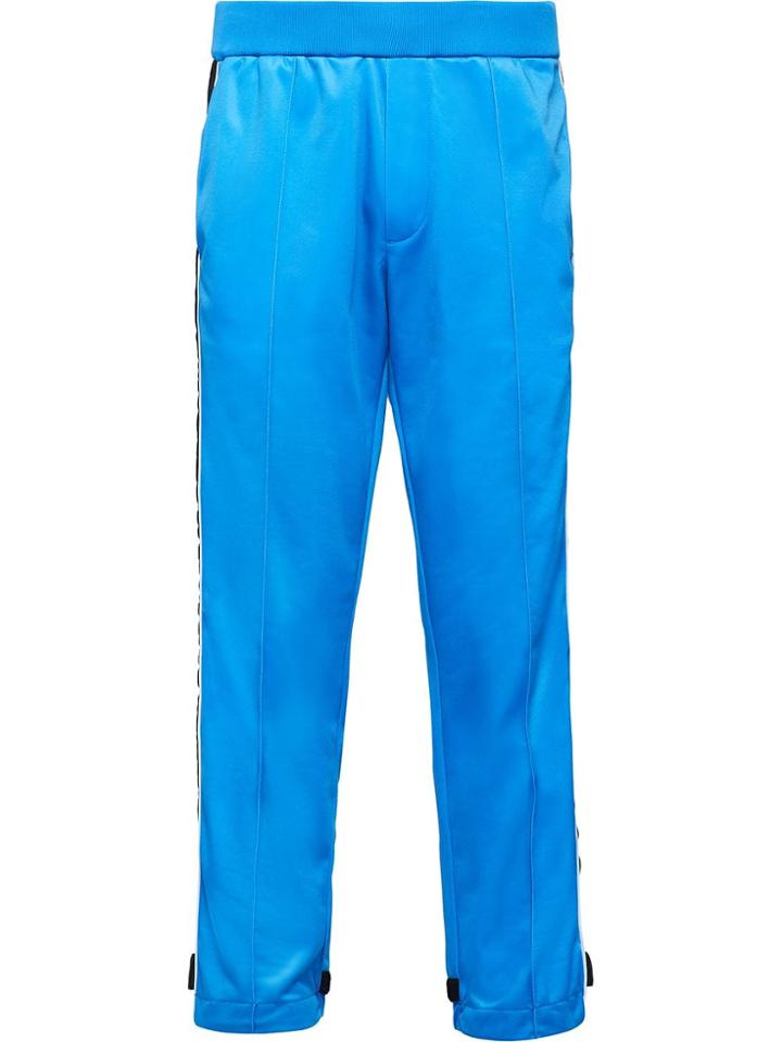 Prada Runproof Technical Fleece Trousers - Blue