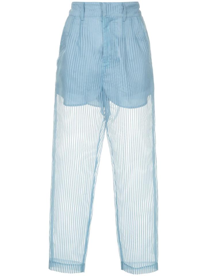 Alice Mccall Shine Cropped Trousers - Blue