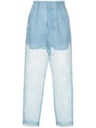 Alice Mccall Shine Cropped Trousers - Blue