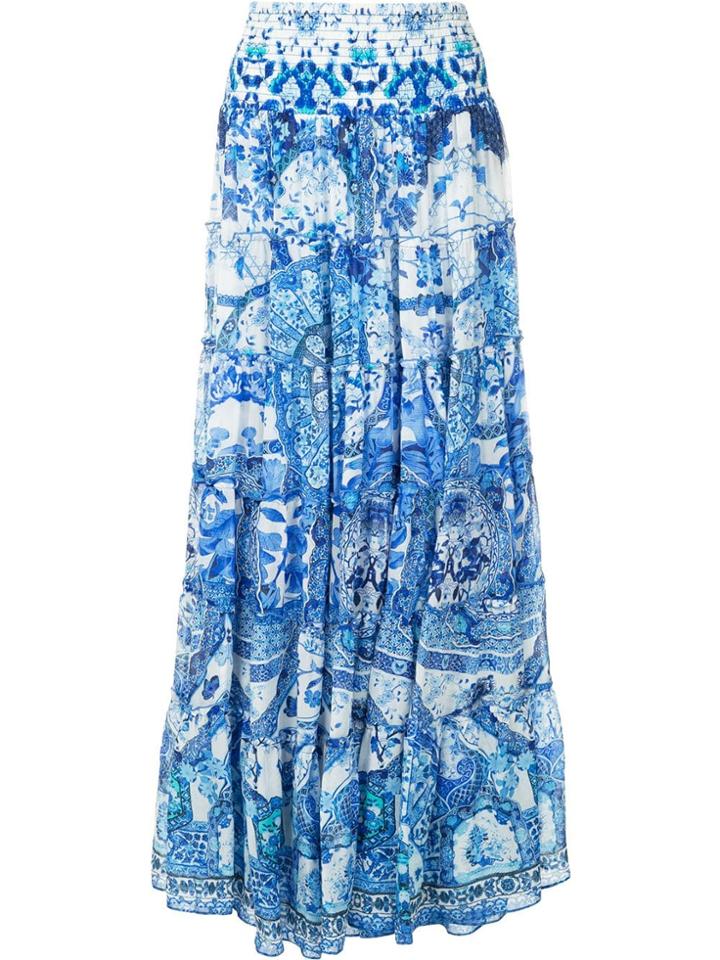Camilla Eternity's Empire Maxi Skirt - Blue