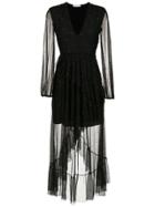 Nk Asymmetrical Tulle Dress - Black
