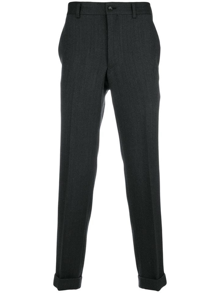 Comme Des Garçons Homme Plus Straight Leg Trousers - Black