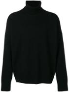 Ami Alexandre Mattiussi Turtleneck Oversize Sweater - Black