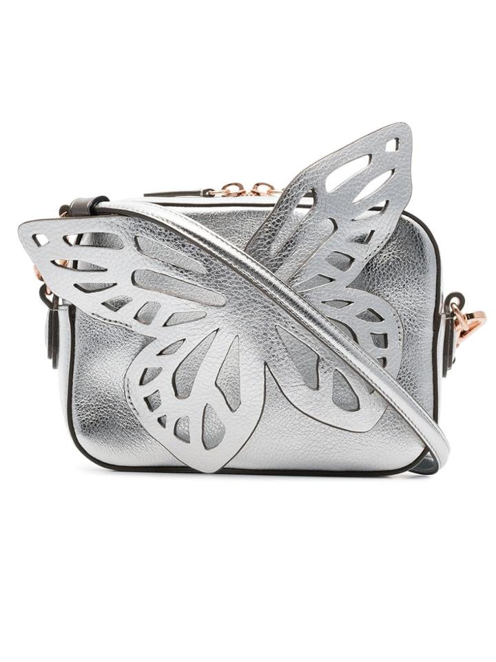 Sophia Webster Flossy Butterfly Crossbody Bag - Metallic