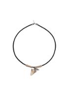 Saint Laurent Shark's Tooth Necklace - Black