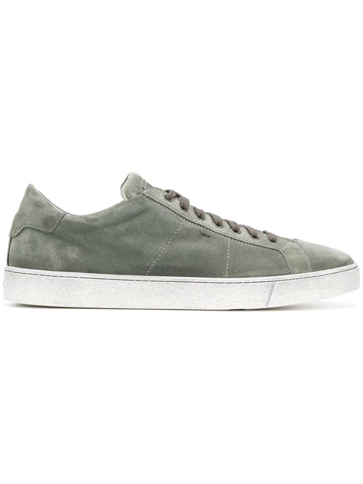 Santoni Runner Gloria Low Sneakers - Green