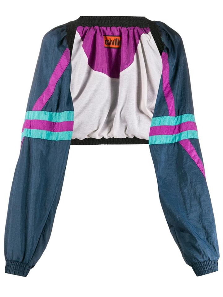 Colville Cropped Shell Jacket - Blue