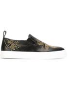 Chloé Studded Slip-on Sneakers, Women's, Size: 37, Black, Nappa Leather/leather/rubber
